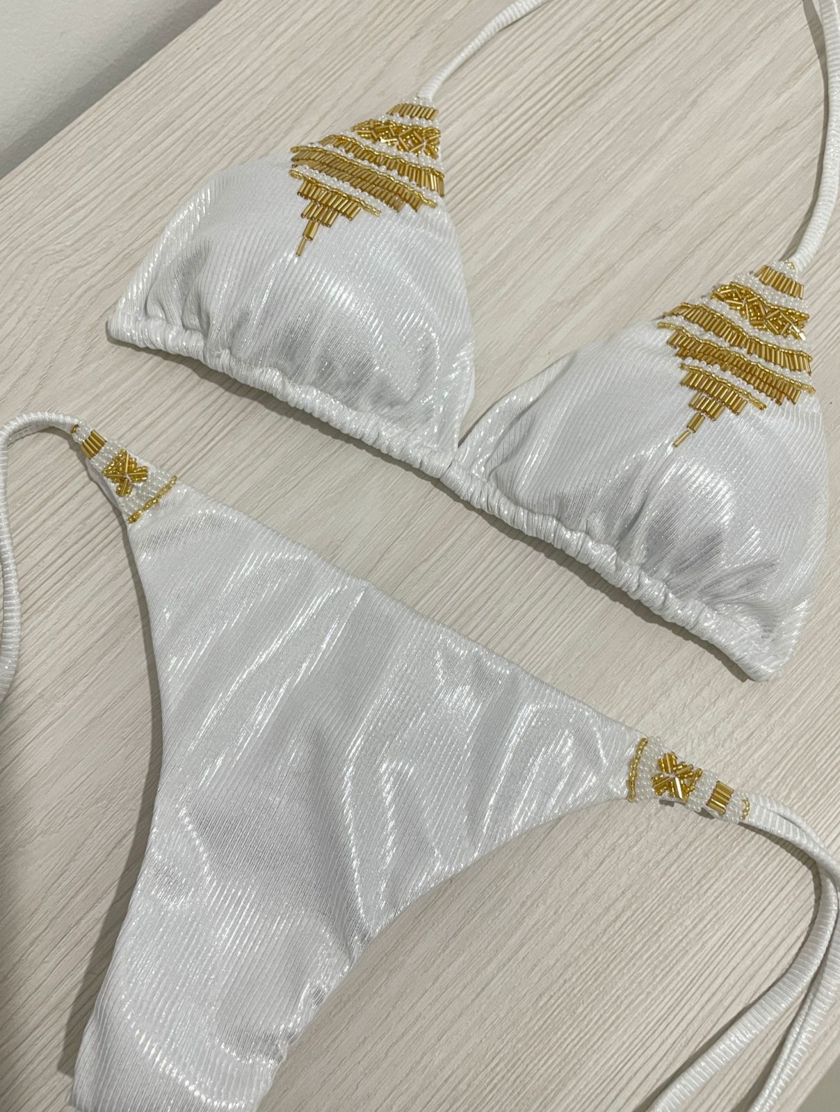 Metalic luxury bikini