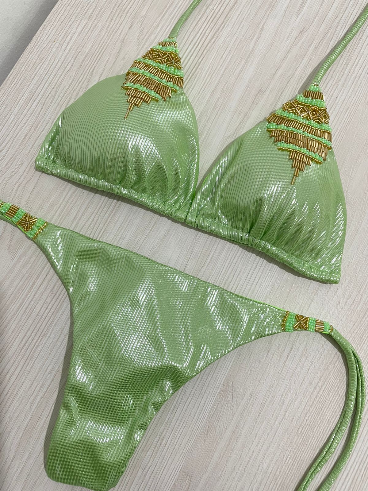 Metalic luxury bikini