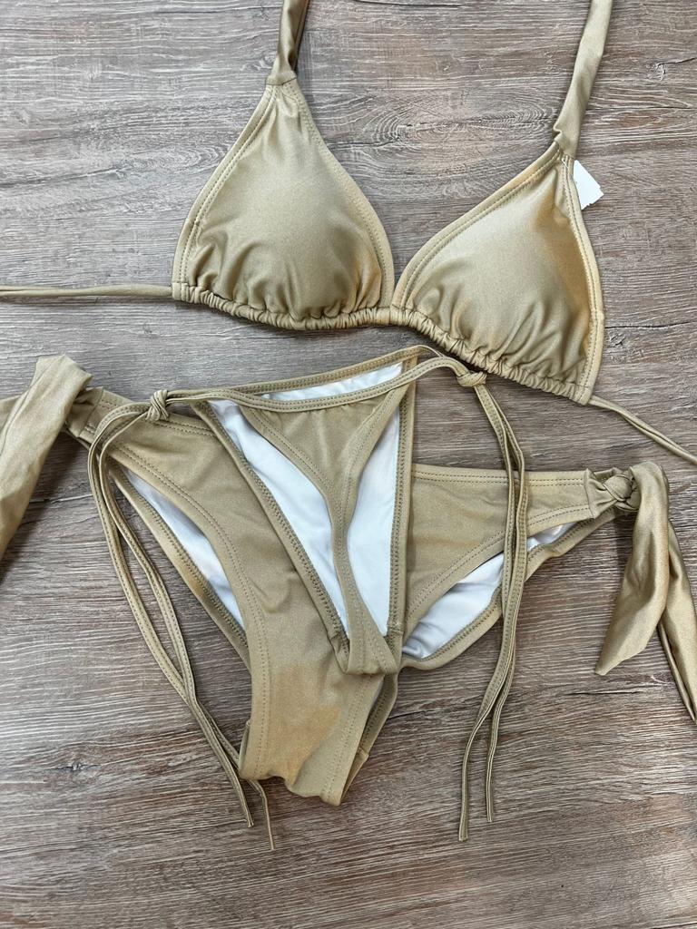 Dorado bkini 3 piezas basic