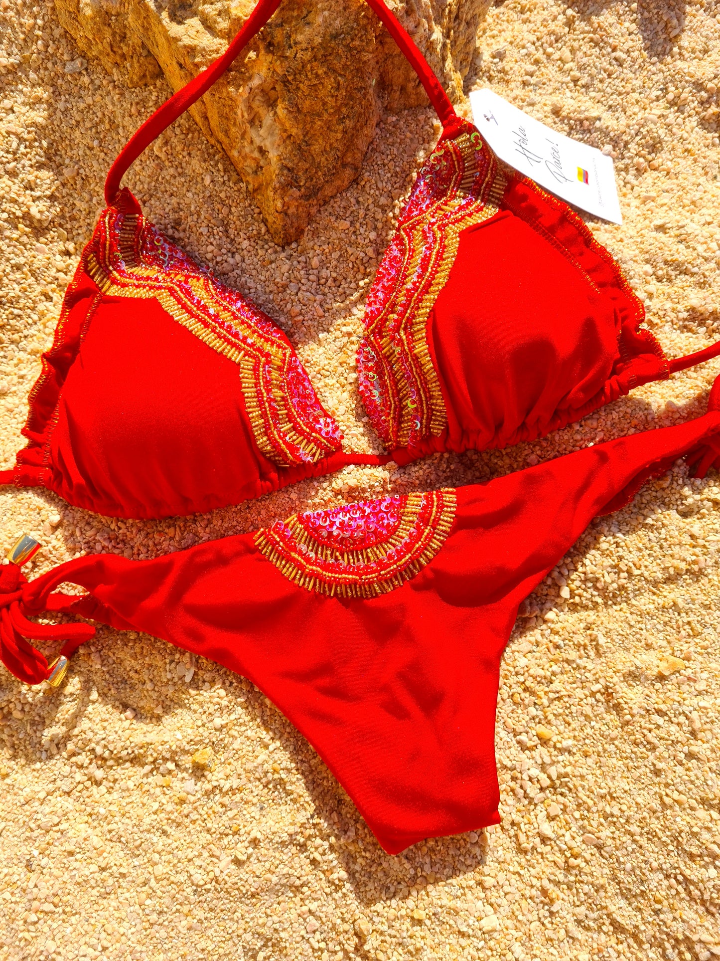 Rojo bikini es